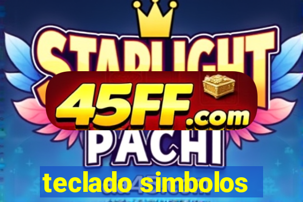 teclado simbolos